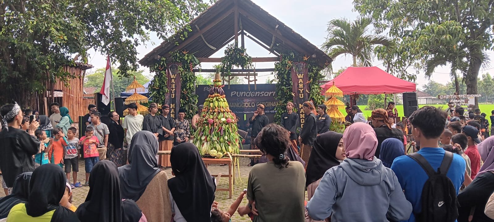 Harlah h ke-6 Pasar Pundensari,Desa Gunungsari, Kab Madiun