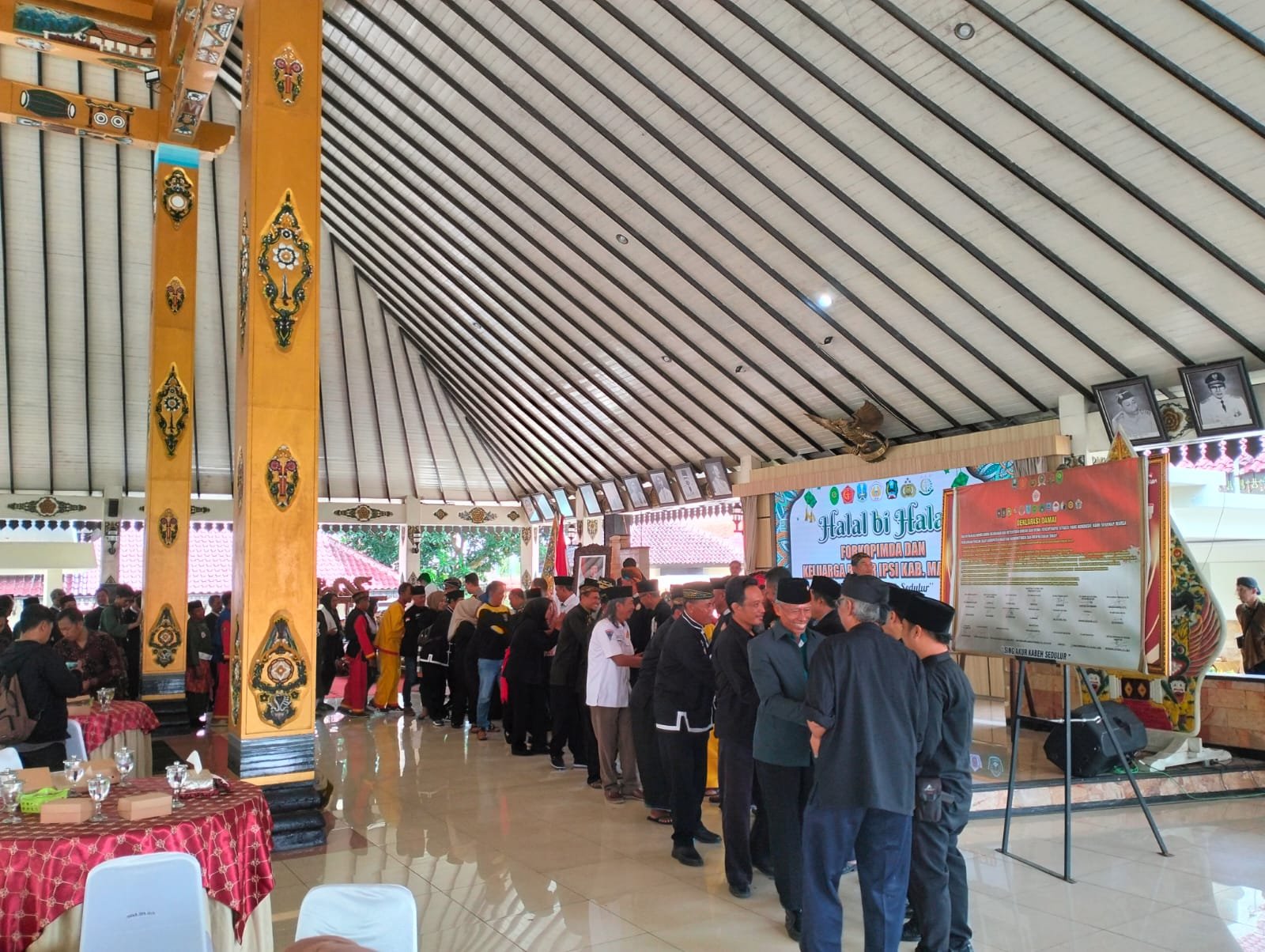 Ratusan peserta ikuti deklarasi damai di pendopo surya graha Magetan (