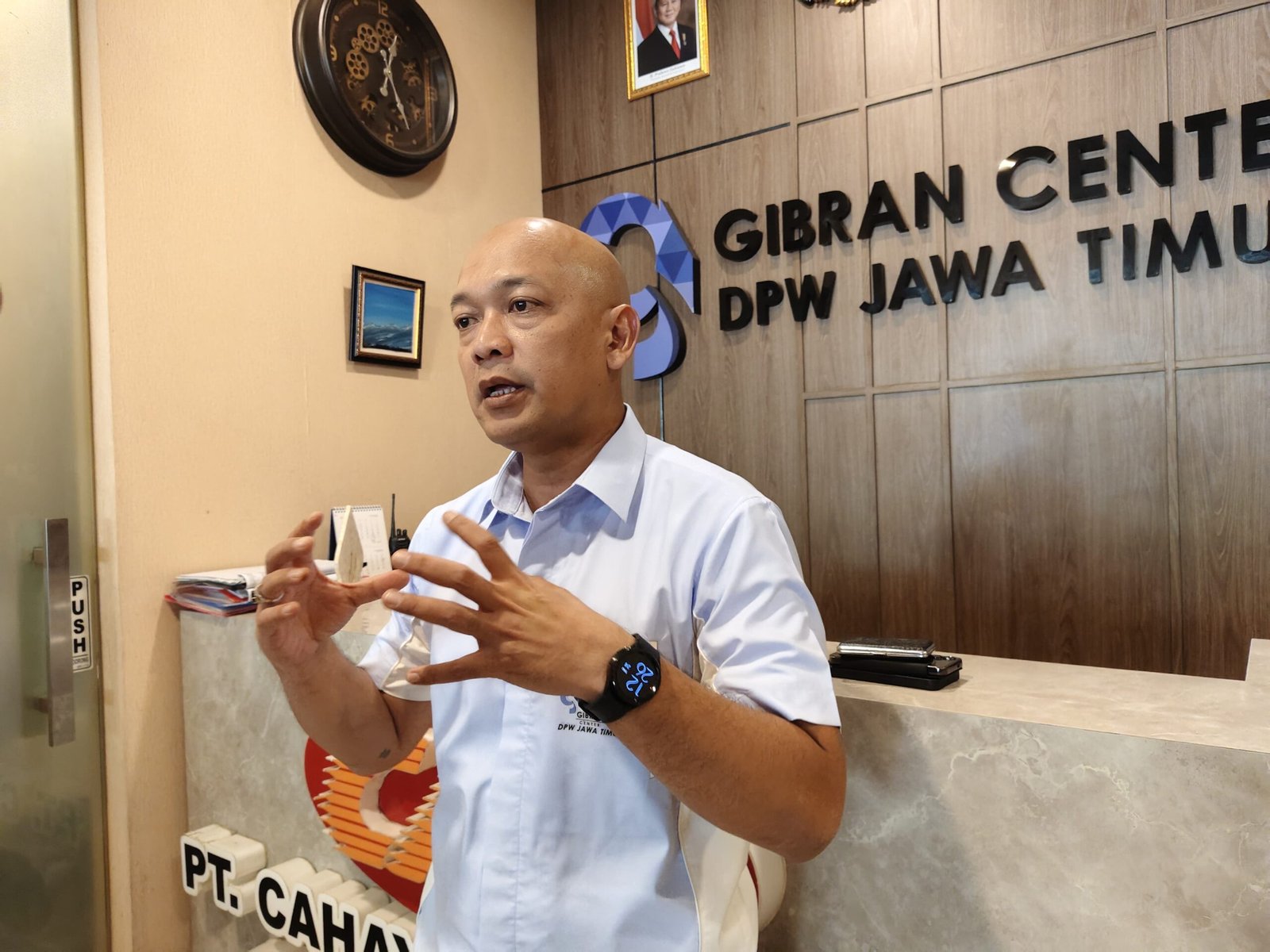 Ketua DPW Gibran Centre Jawa Timur Teguh Wibowo