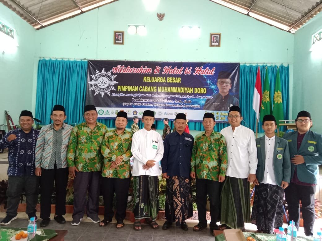 Tingkatkan Ukhuwah Islamiyah,PCM Doro gelar halal bihalal