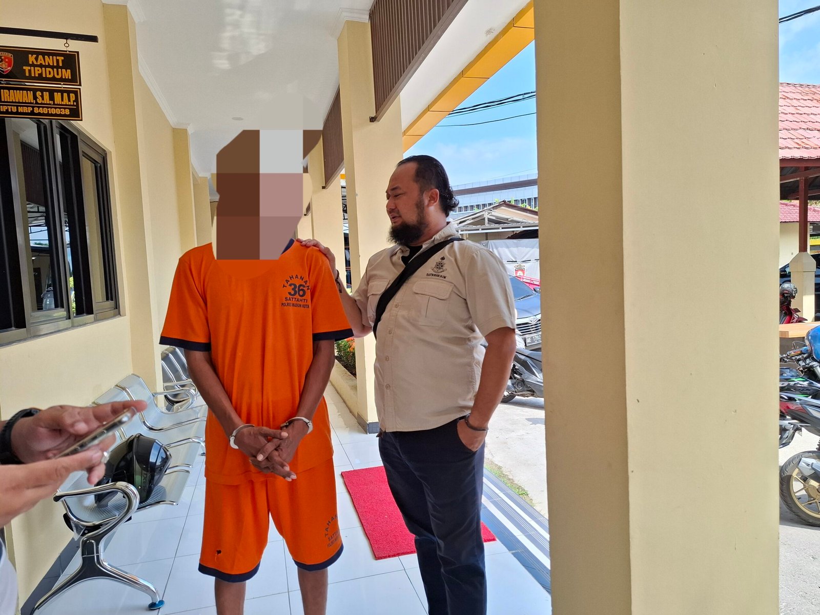 DPO kasus penganiayaan digelandang ke polres Madiun Kota