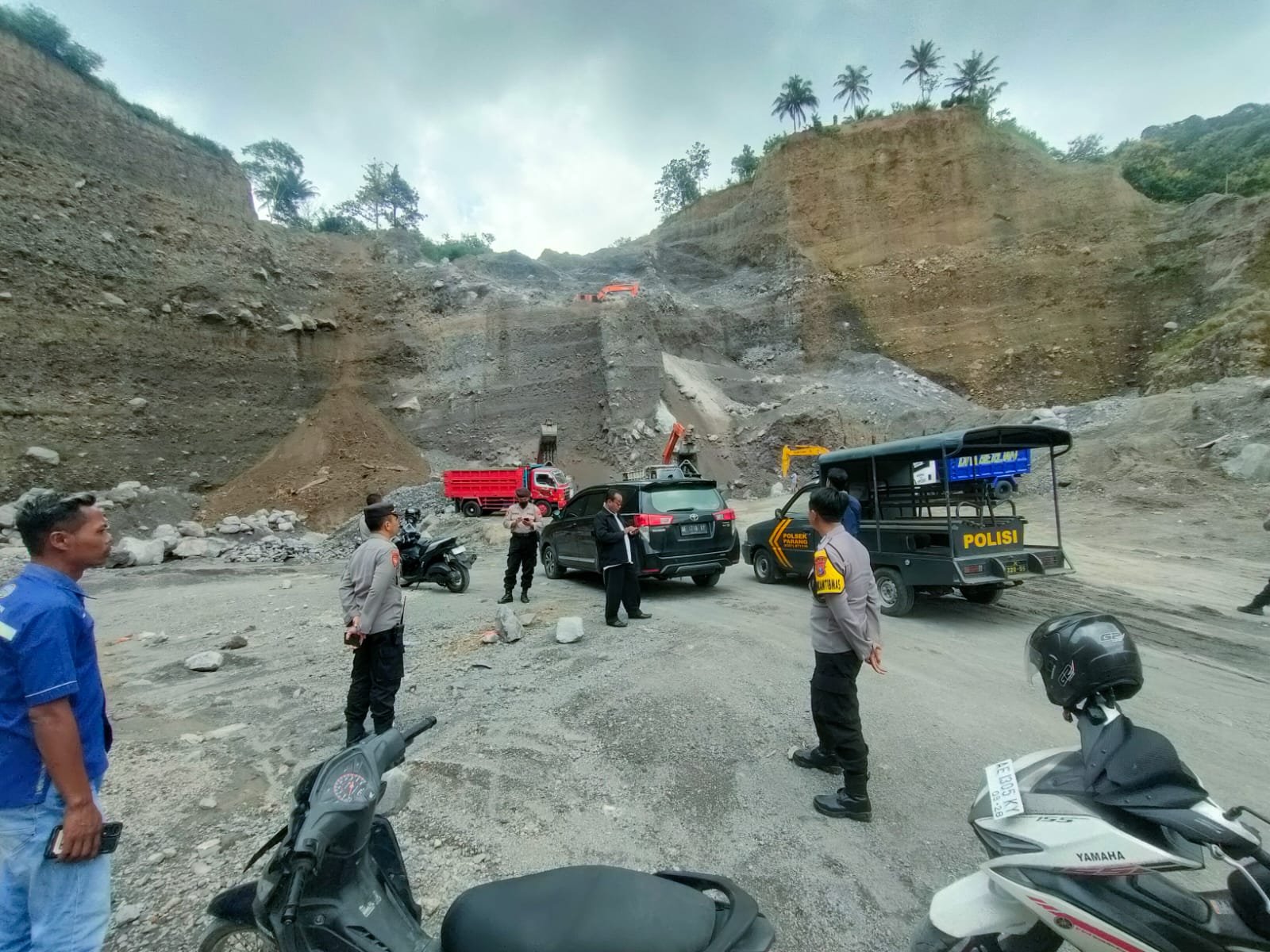 Tambang di Magetan yang diduga tumpang tindih dalam hal perijinan
