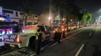Antisipasi 3C , Satlantas Polres Madiun Kota gelar patroli blue ligjht