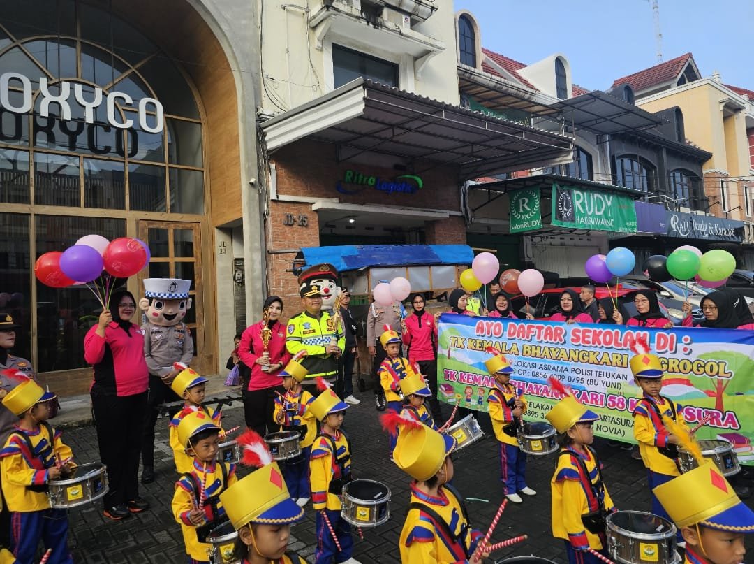 Kapolres Sukoharjo berada di CFD Solo Baru