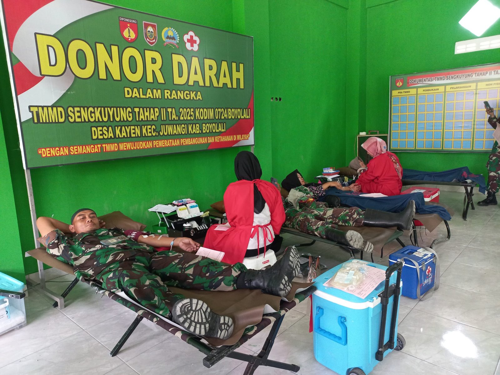 Kodim 0724 Boyolali gelar donor darah