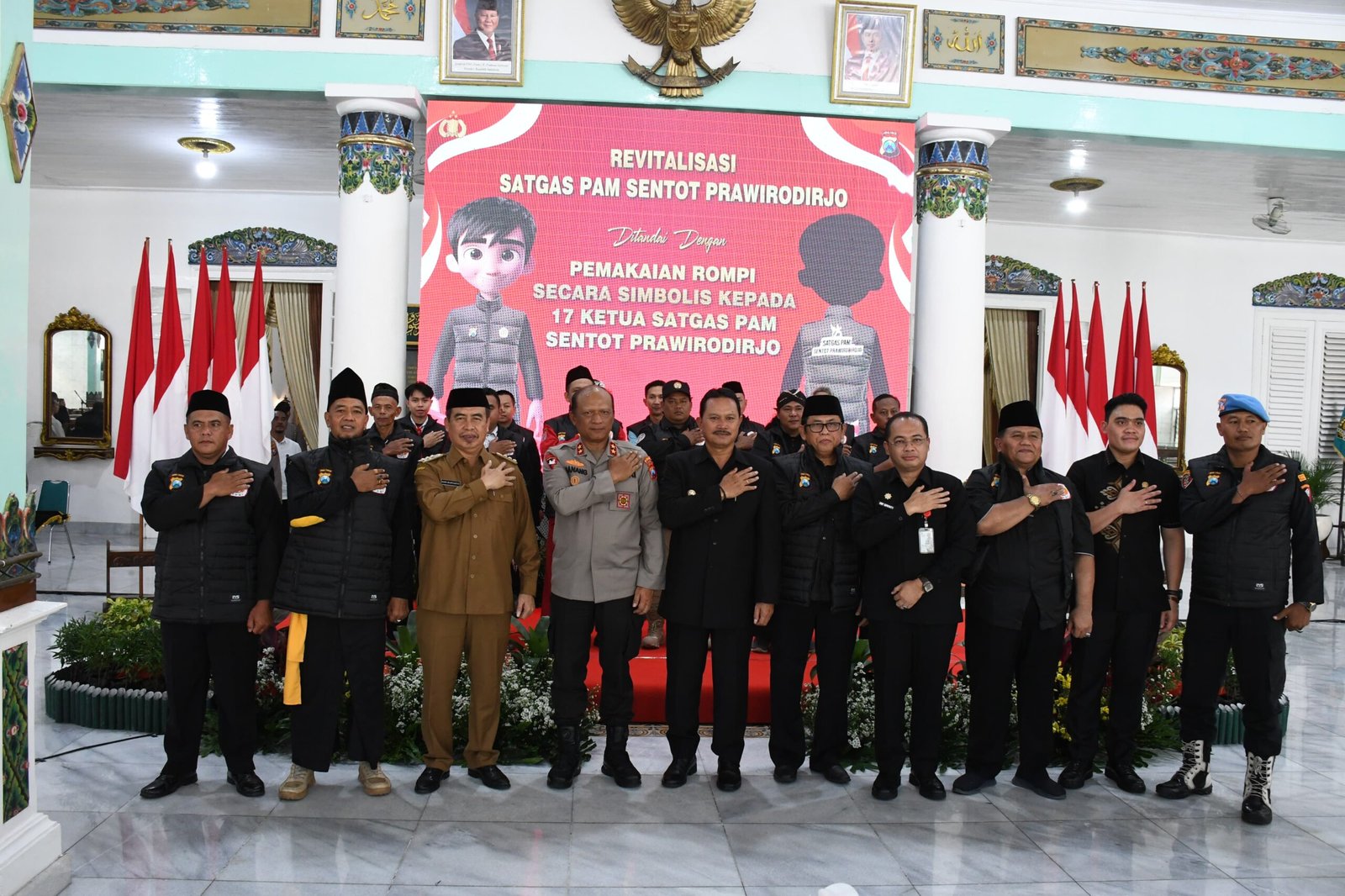 Kapolda Jatim kukuhkan satgas sentot
