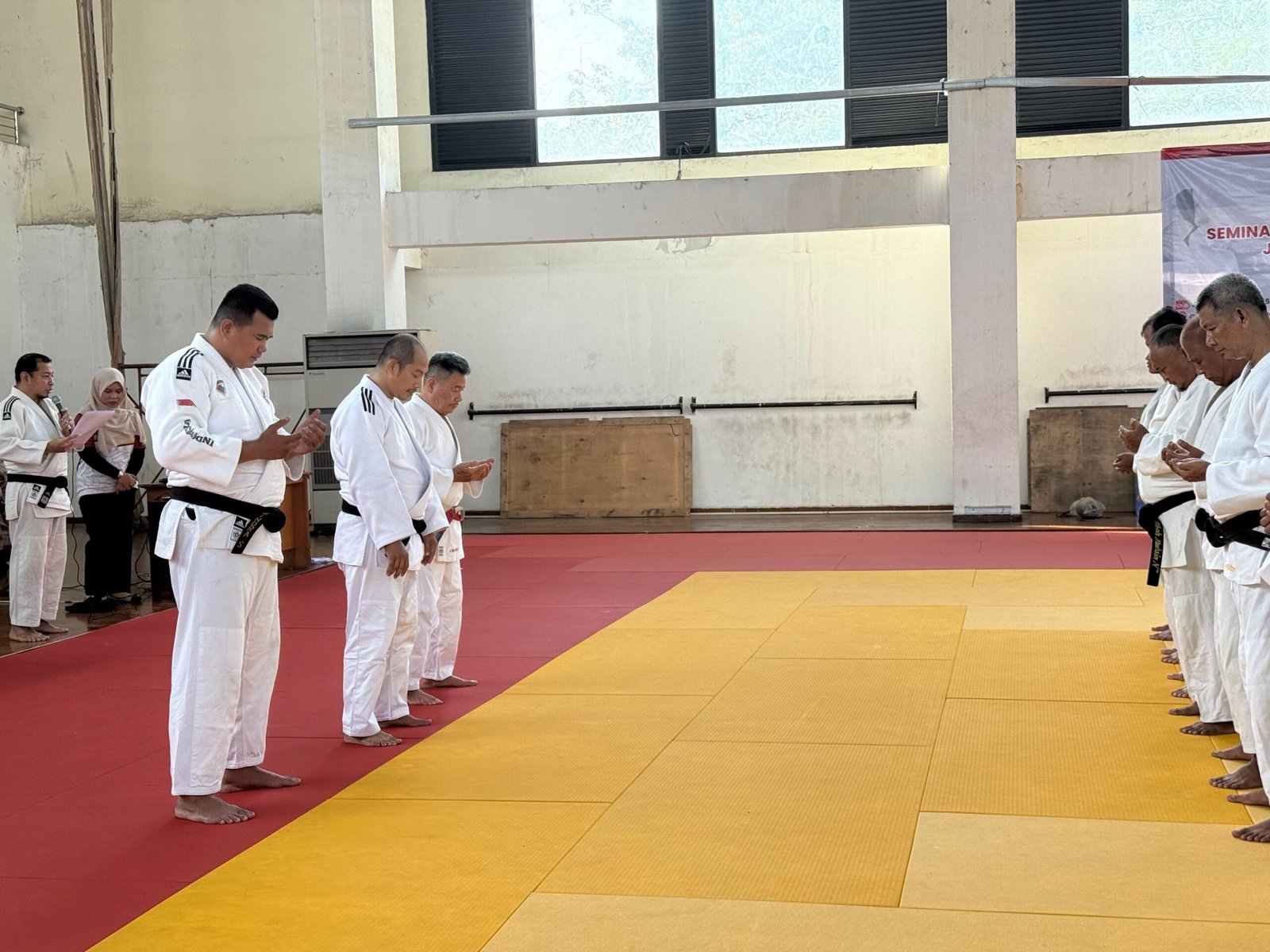 Kapten Windra Sanur terlihat ikuti seminar wasit judo di Jakarta