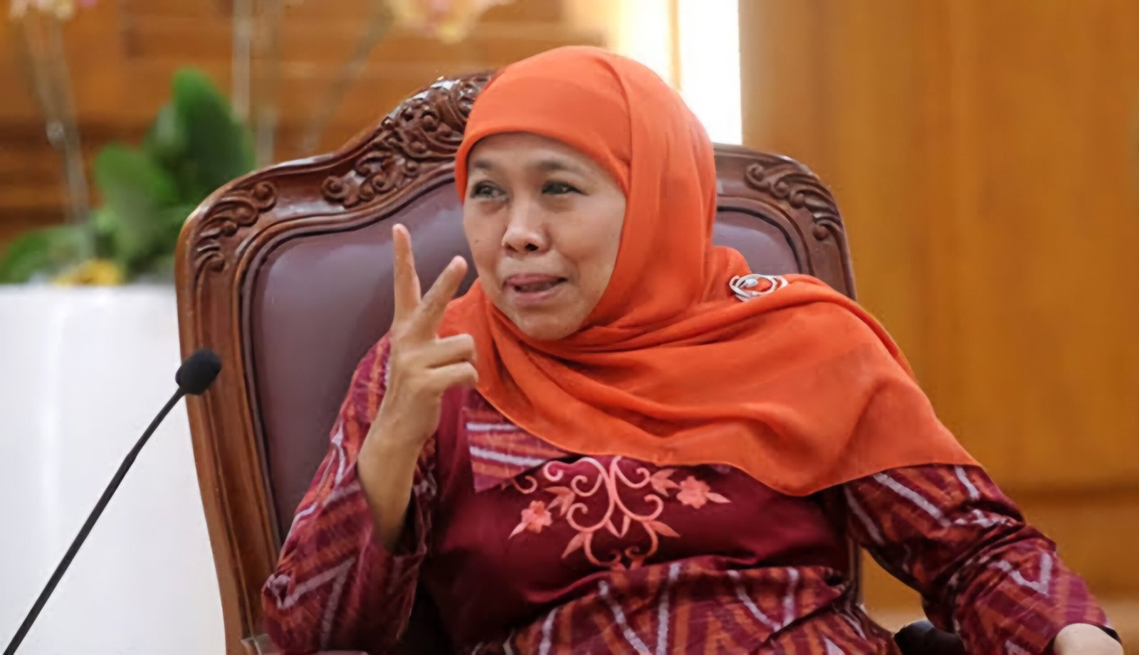 Gubernur Jawa Timur Khofifah Indar Parawansa