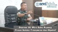 Komandan Korem 161/Wira Sakti Kupang, Brigjen TNI, Joao Xavier Barreto Nunes saat memberikan keterangan pers (Foto : Istimewa)