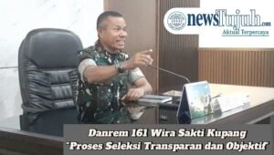 Komandan Korem 161/Wira Sakti Kupang, Brigjen TNI, Joao Xavier Barreto Nunes saat memberikan keterangan pers (Foto : Istimewa)
