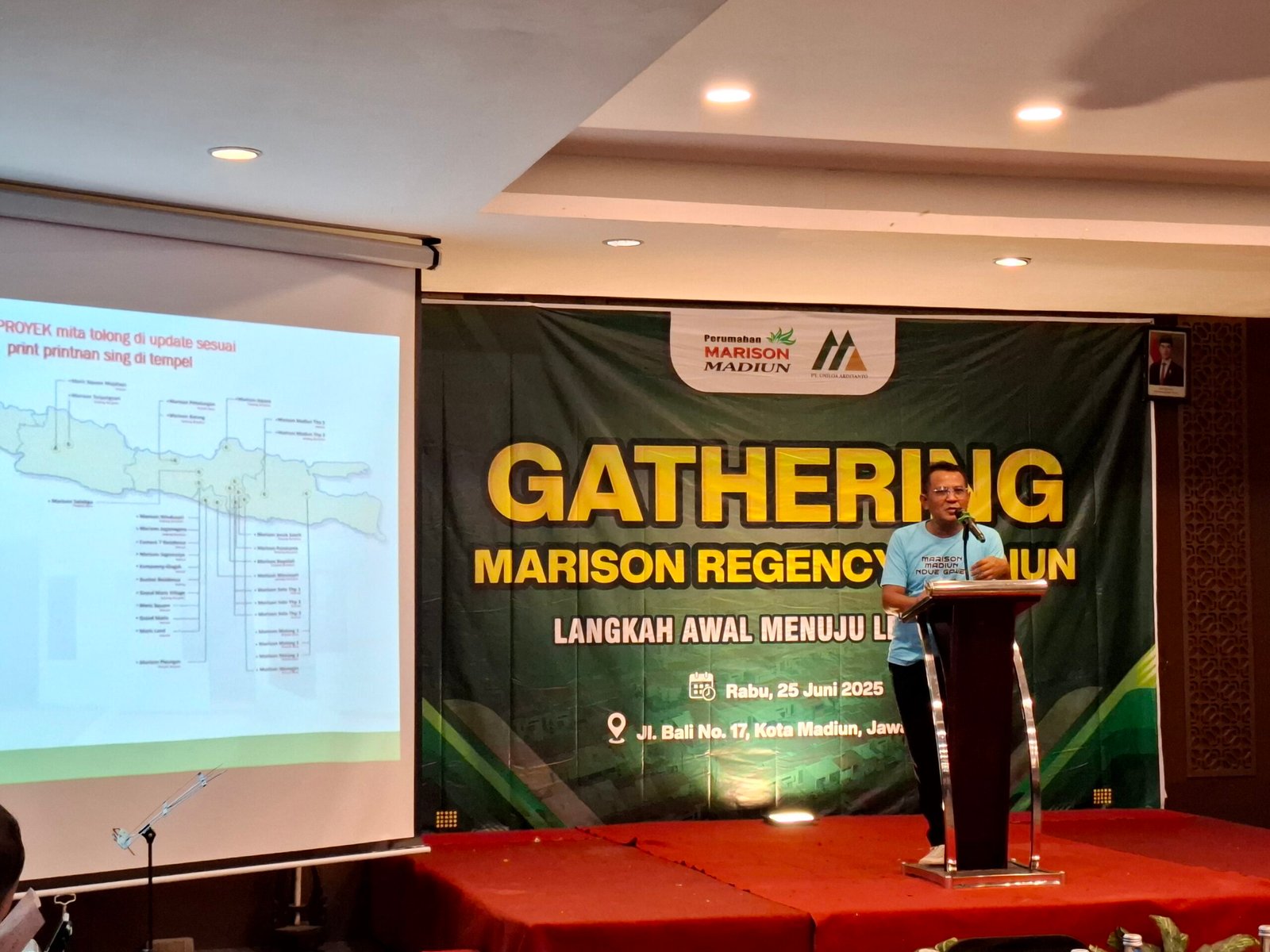 Marison Regency Madiun adakan kegiatan Gathering pilih kavling bersama user