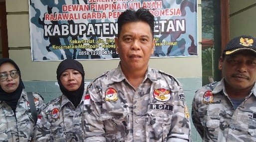 Yoppy , selaku Ketua DPC RGPI Kabupaten Magetan
