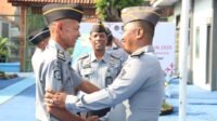 Lapas kelas IIA Sragen saat melepas salah satu pegawai