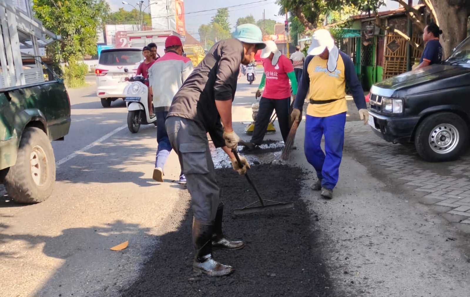 Tulungagung terus menunjukkan komitmennya dalam menjaga kualitas infrastruktur jalan di wilayah Kabupaten Tulungagung