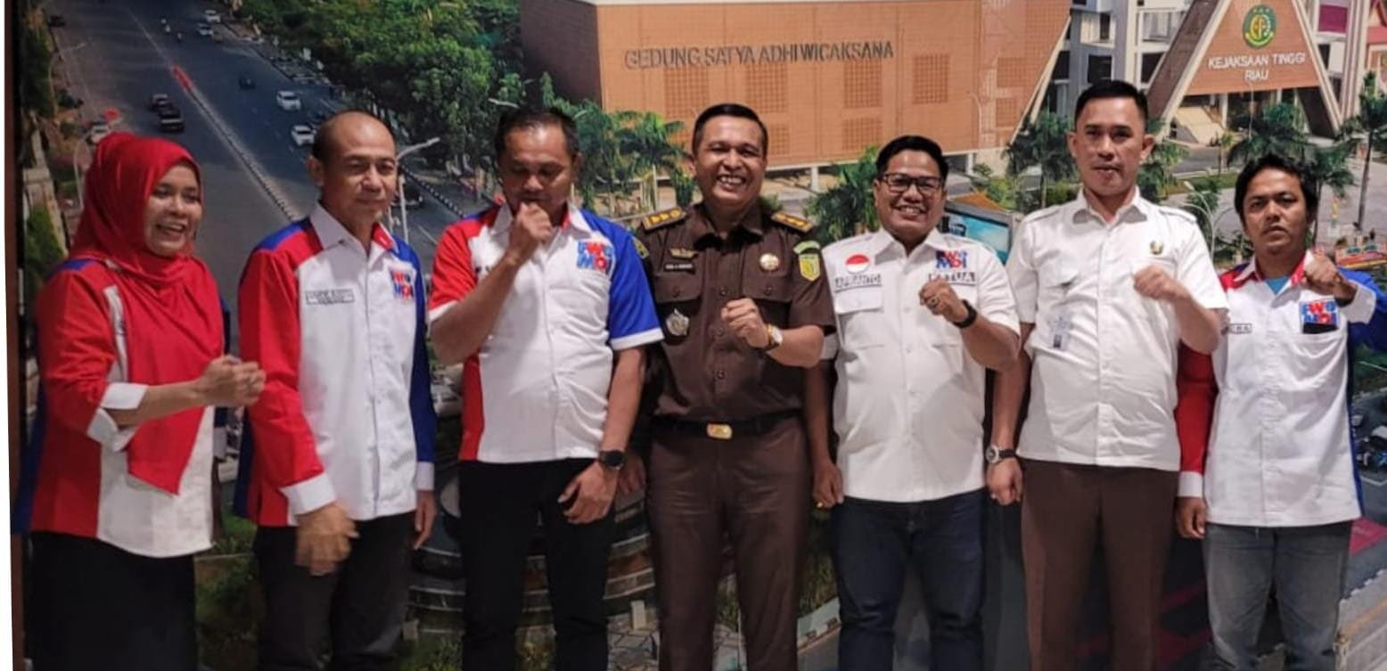 PWMOI Riau bersinergi dengan Kejati (Foto : Teguh,NewsTujuh)