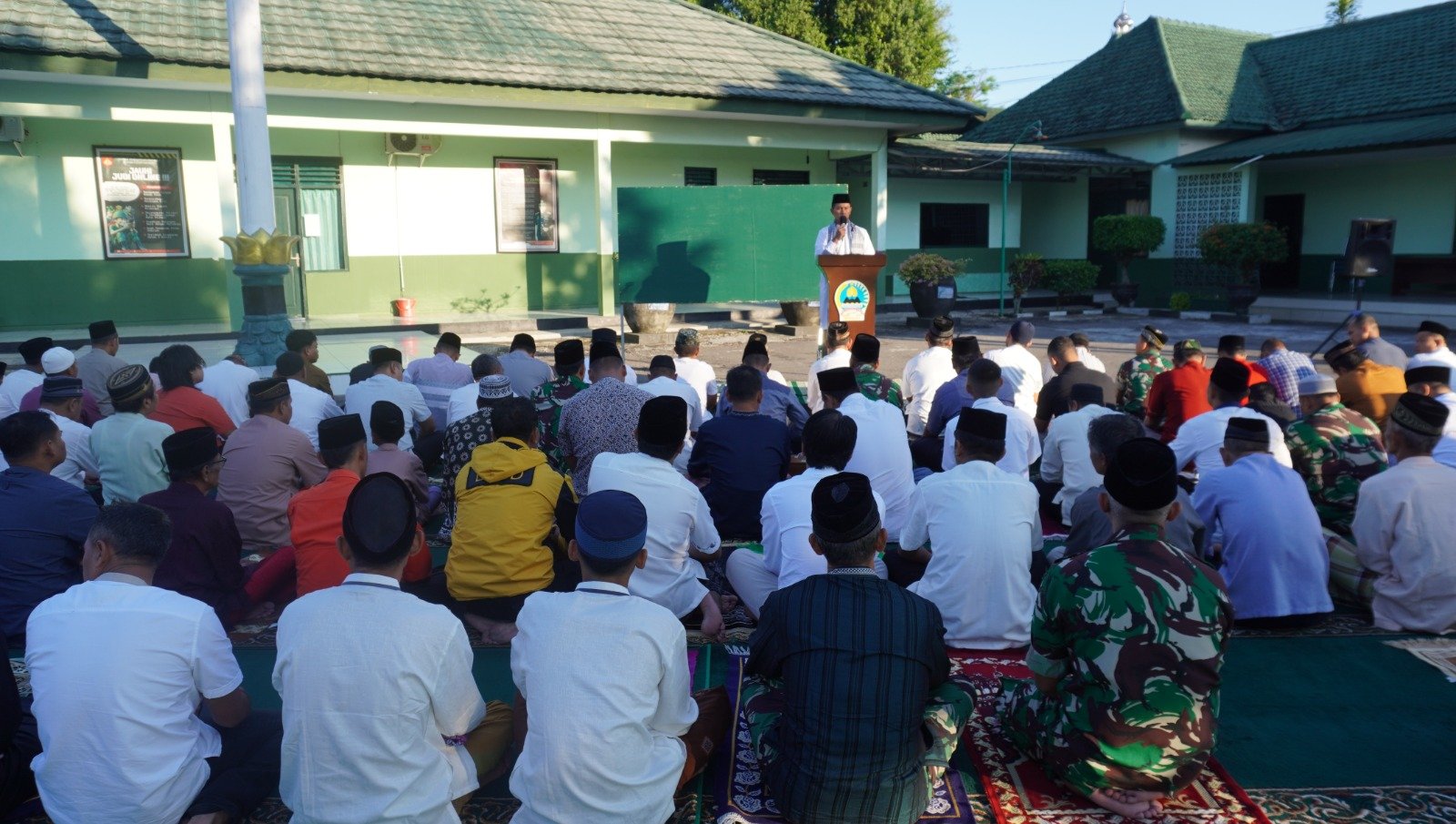 Kodim Boyolali bersama warga laksanakan sholat Idul Adha
