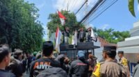 AMI ketika menggelar orasi dan demo besar besaran di Surabaya (Foto : Dok,NewsTujuh)