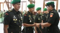 Letkol Inf Dhanu Anggoro resmi menggantikan Letkol Inf Wiweko sebagai Komandan Kodim 0724 Boyolali (Foto : Nugi,NewsTujuh)
