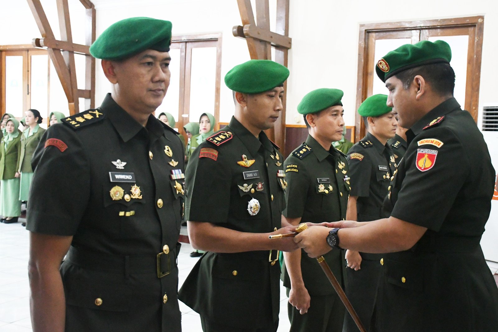 Letkol Inf Dhanu Anggoro resmi menggantikan Letkol Inf Wiweko sebagai Komandan Kodim 0724 Boyolali (Foto : Nugi,NewsTujuh)