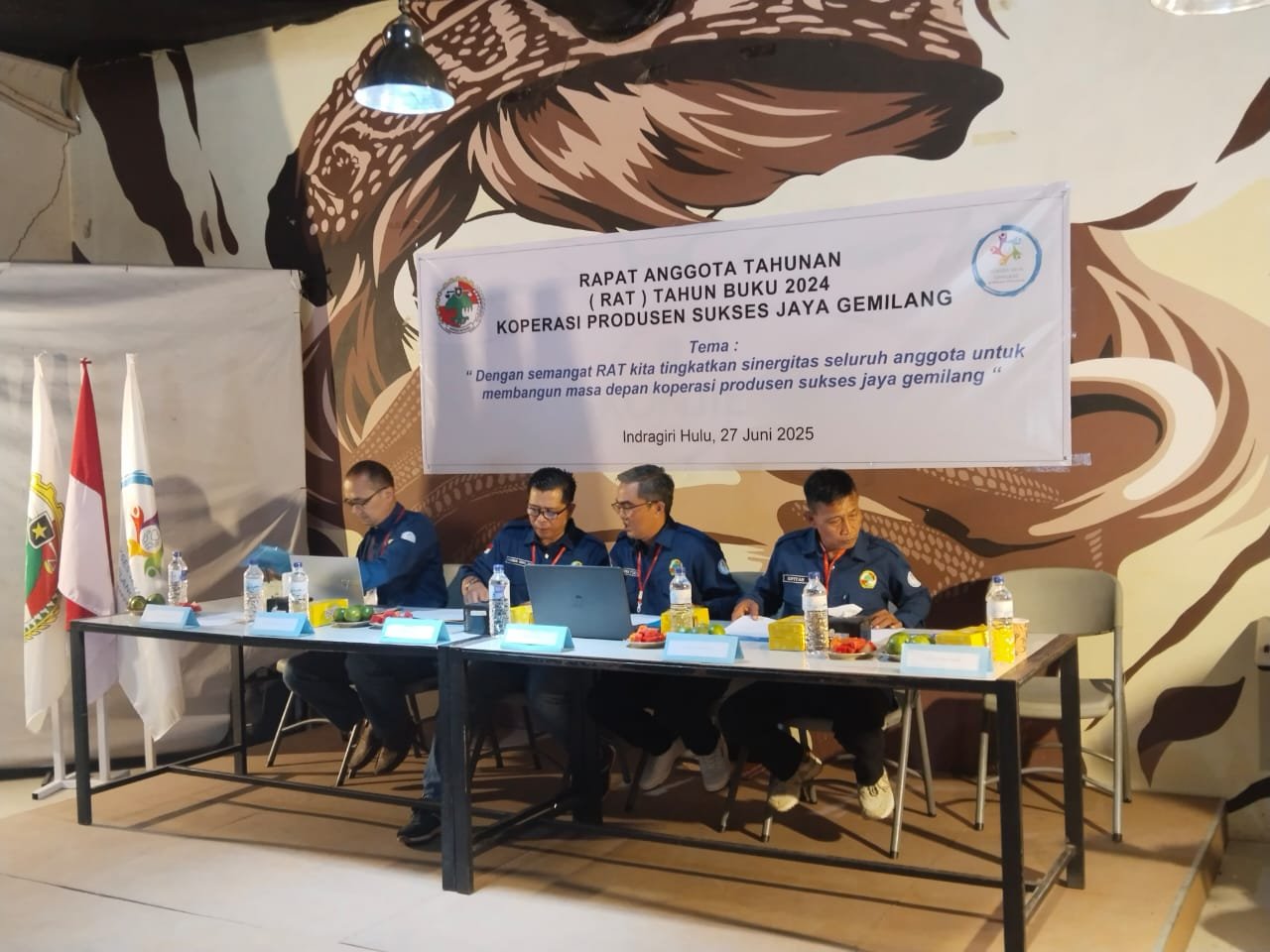 Koperasi Sukses Jaya Gemilang gelar RAT 2024 yang akan menetapkam kebijakan untuk pengembangan usaha di Tahun mendatang (Foto : Teguh,NewsTujuh)