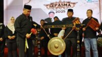 Bupati Madiun, Hari Wuryanto Membuka Sepasma di Alun-alun Reksogati Caruban. (Foto : Ist)