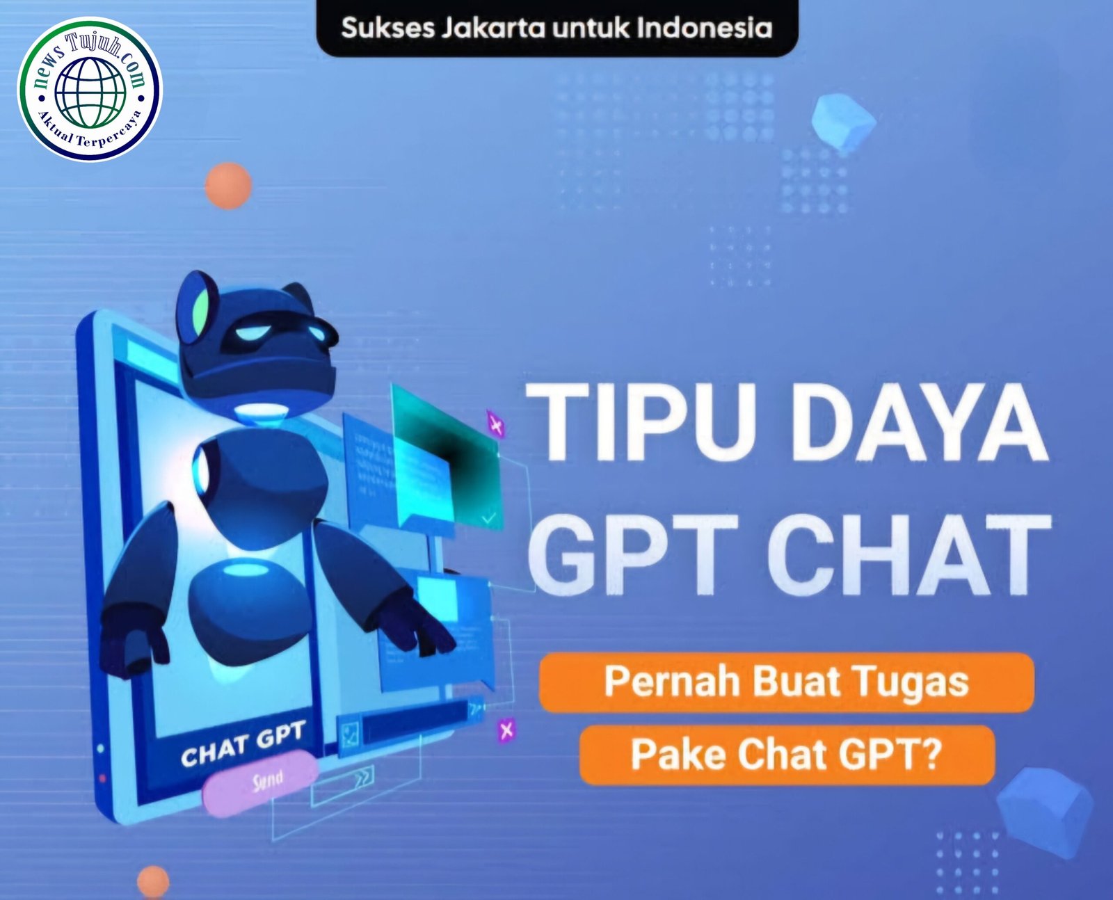 Efek bahaya Chat GPT ( editing News 7)