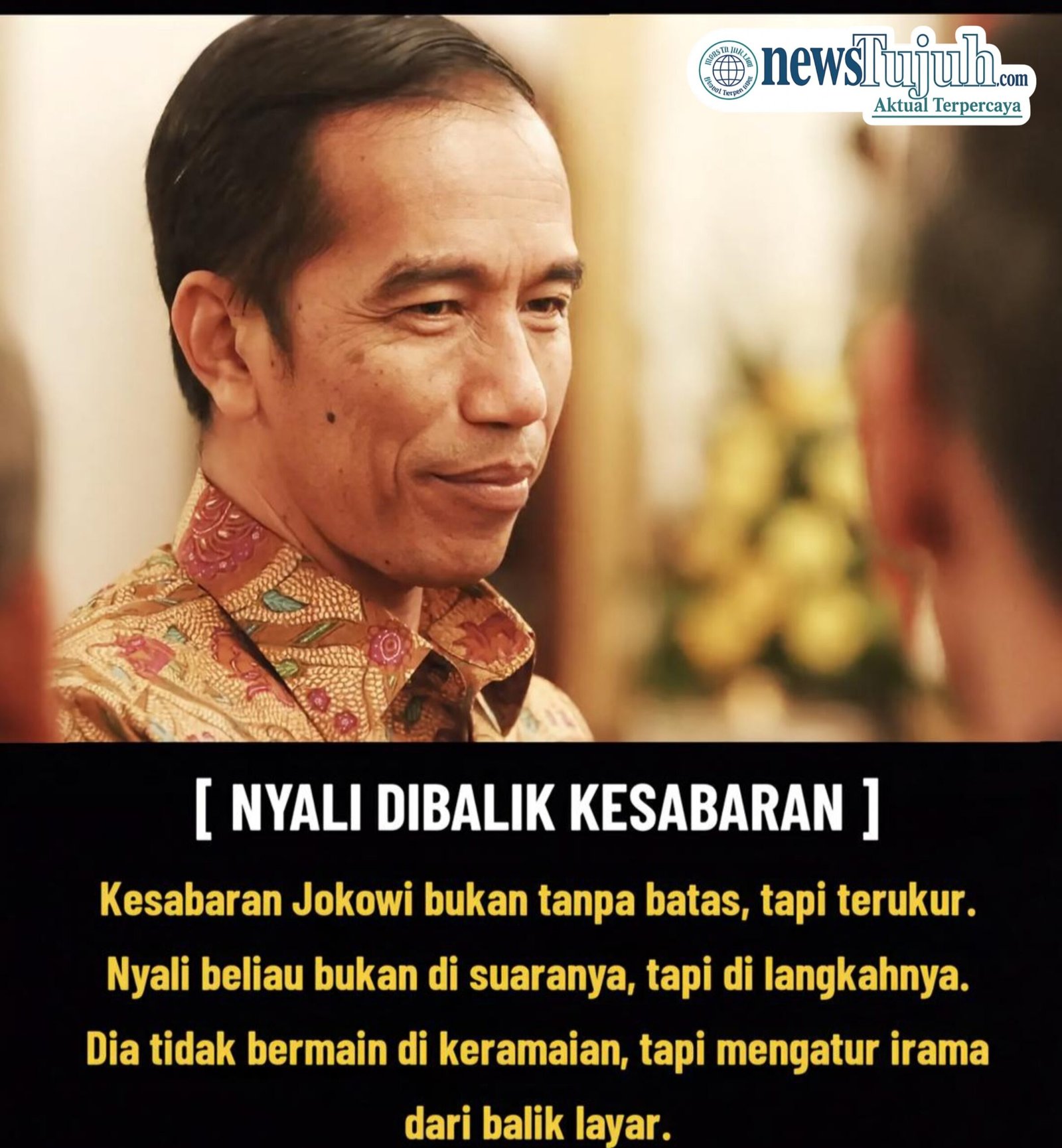 Presiden RI ke 7 Joko Widodo (Editing @news7)