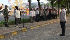 Apel siaga pendadaran warga silat PSHT Sukoharjo (Foto : Yus,NewsTujuh)