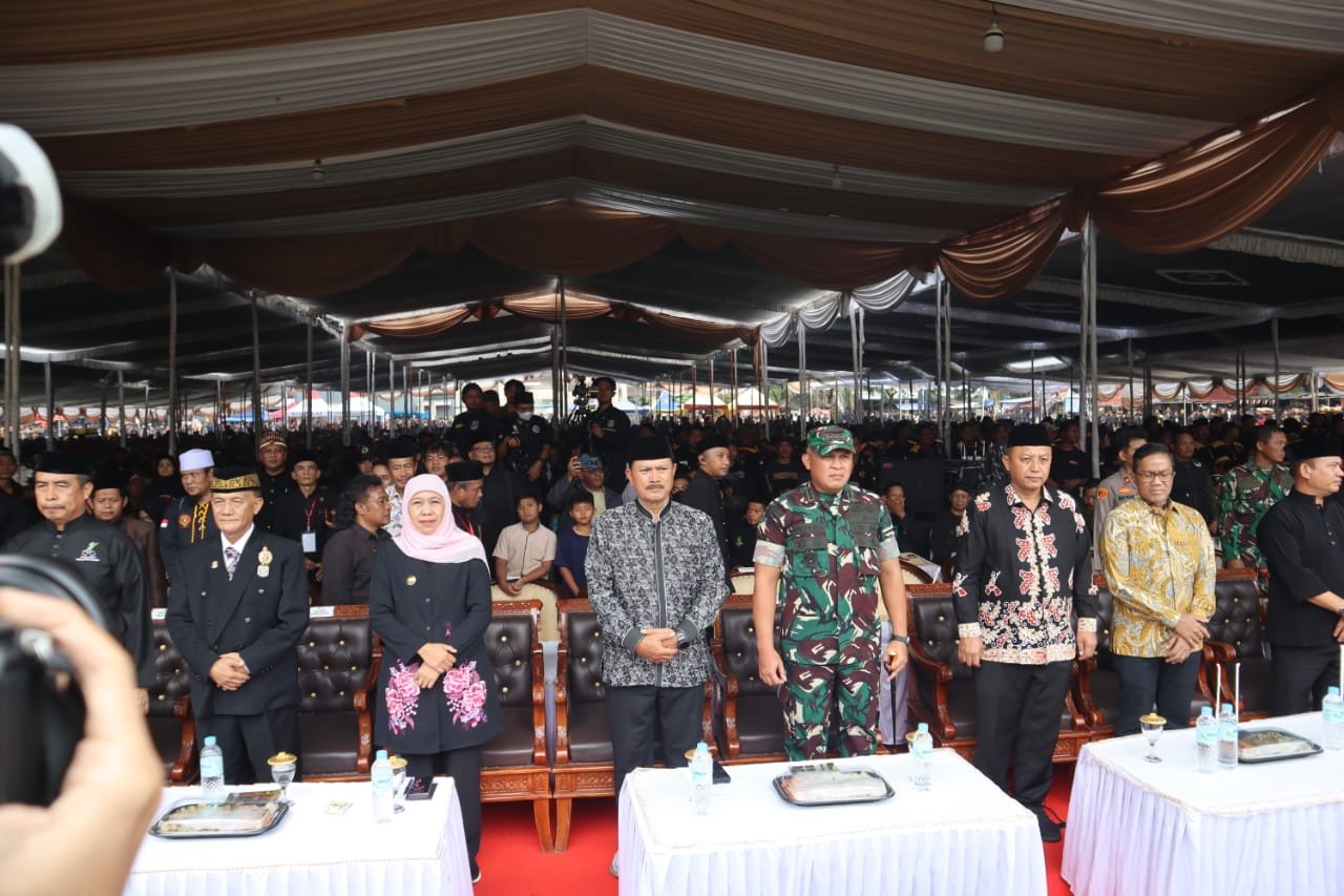Acara Suran Agung PSHW TM berjalan sukses dengan hadirnya para pejabat (Foto : Nw,NewsTujuh)
