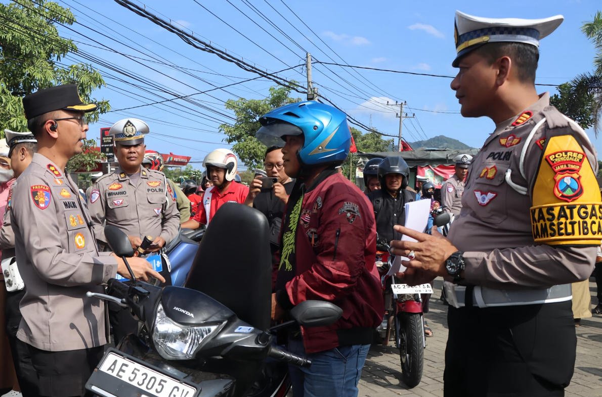 Razia Gabungan: Puluhan Pelanggar Langsung Ditilang