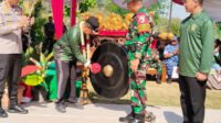 Bupati Madiun, Hari Wuryanto Resmikan TMMD ke-125 di Desa Ngranget, Kecamatan Dagangan, Madiun. (Foto : Istimewa)