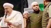 Rizieq Shihab saat acara ceramah di Desa Pegundan Petarukan Pemalang yang berakhir bentrok dengan massa PWI LS (Foto : Istimewa)