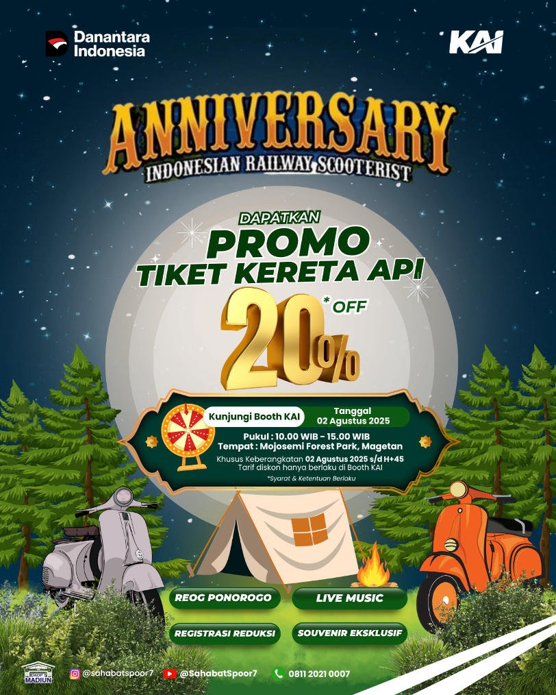 KAI Daop 7 Madiun Hadirkan Promo Spesial di Mojosemi. (Foto: Istimewa)