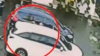 Screenshot video CCTV yang beredar di media sosial ketika Kacab Bri diculik oleh para pelaku (Foto : Sc NewsTujuh)