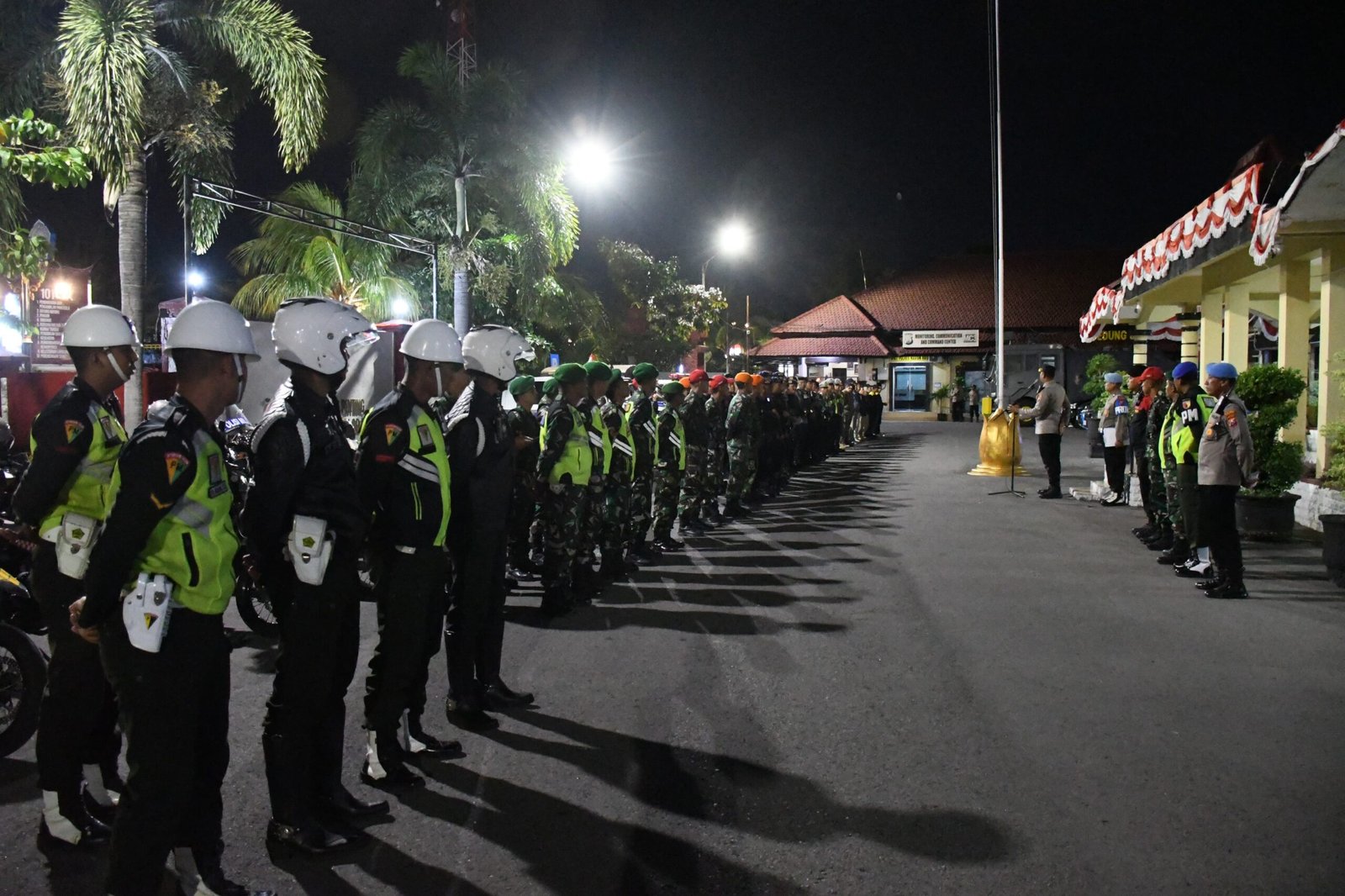 Polres Madiun Kota beserta instansi terkait gelar patroli gabungan (Foto : Zack,NewsTujuh)