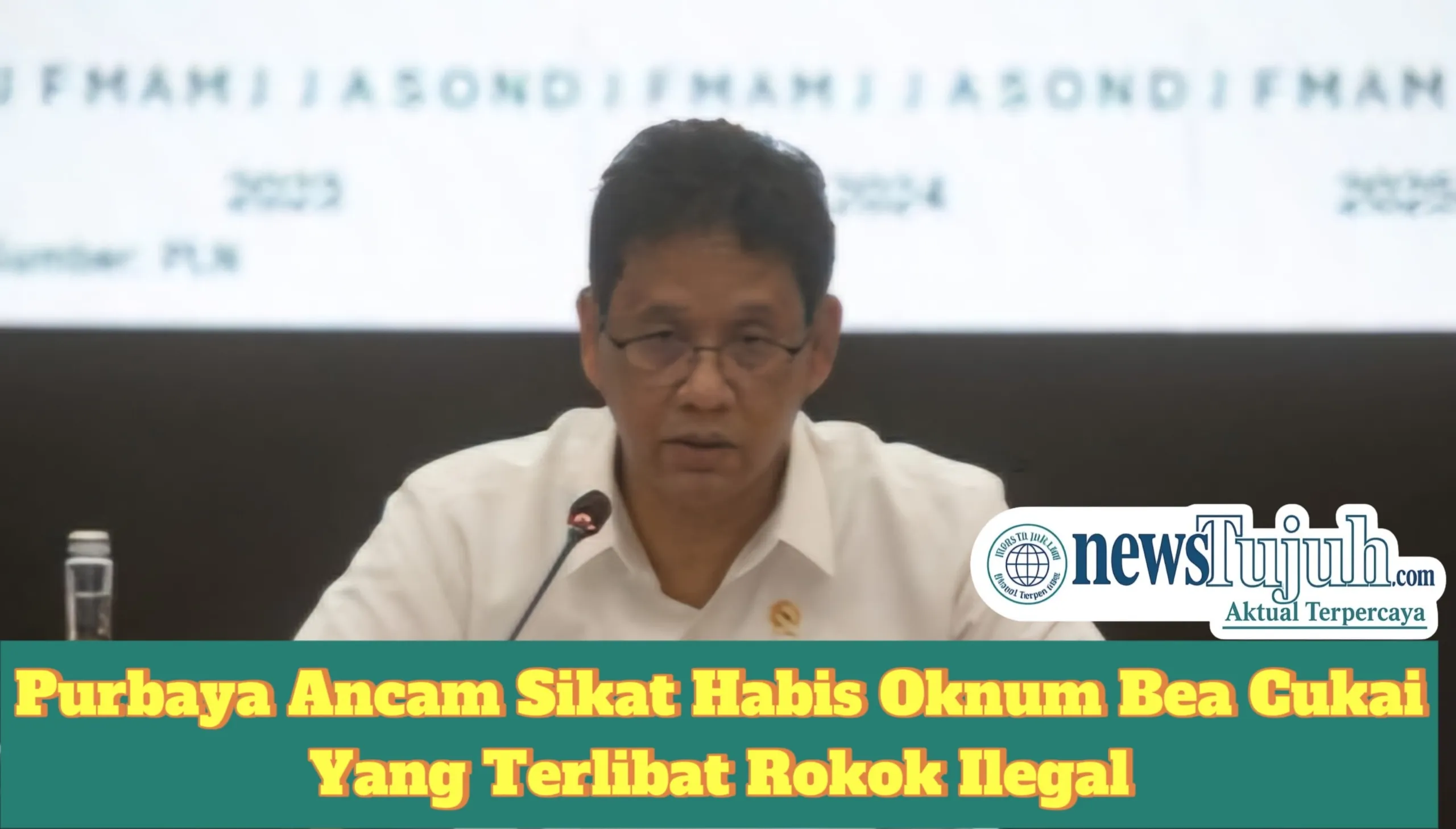 Menkeu Kerahkan Jaringan Daerah, Sikat Rokok Ilegal di Marketplace Hingga Warung Kecil 1 Menkeu Purbaya Yudhi Sadewa tegas berantas rokok ilegal. Marketplace besar hingga warung kecil jadi target operasi pemerintah bersama Bea Cukai (Foto : NewsTujuh)