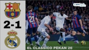 El Clasico Panas , Real Madrid Libas Barcelona 2-1 13 Real Madrid