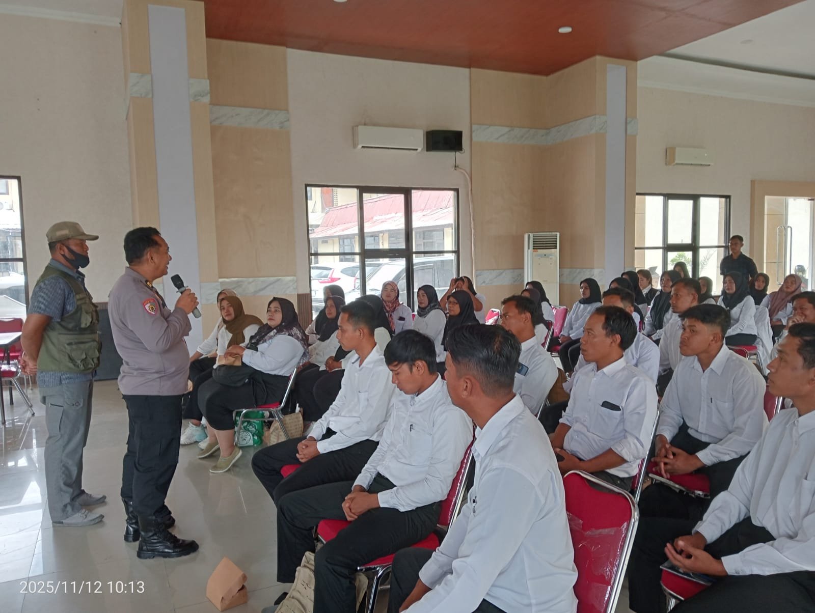 Digelar di Polres Nganjuk , 44 Peserta Pegawai SPPG Lolos Tes Kesehatan Dan Psikologi 1 44 peserta