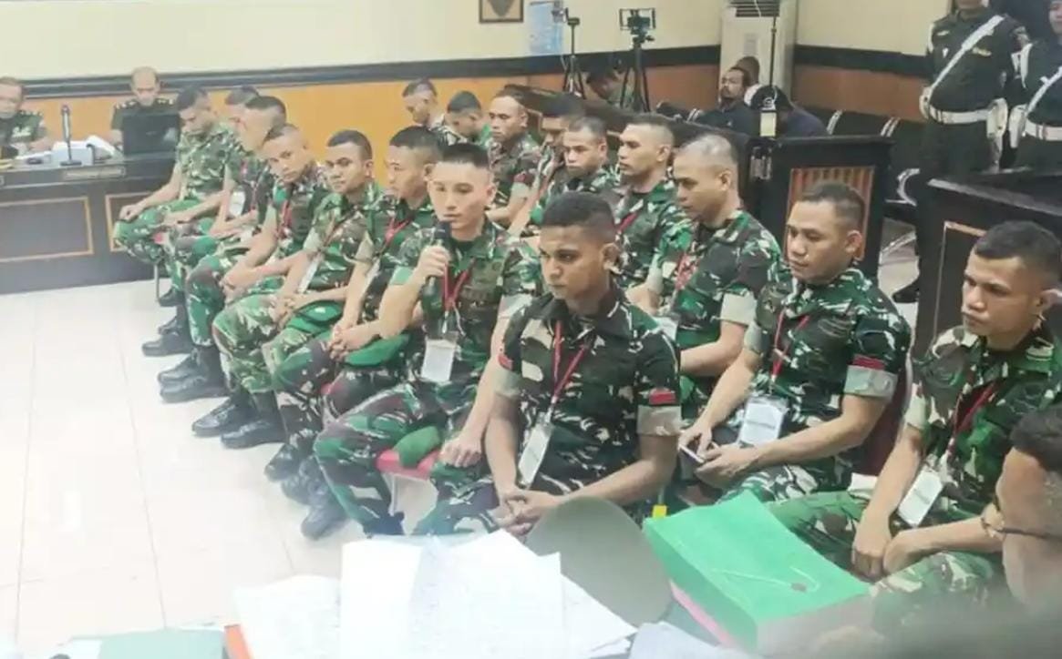 Fakta Baru , 8 Terdakwa Kasus Kematian Prada Lucky Ungkap Pengakuan Mengejutkan 1 Prada Lucky