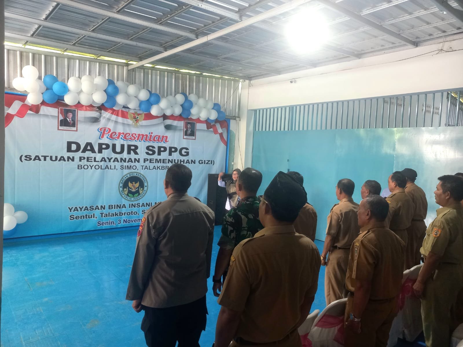 Danramil Simo Hadiri Peresmian Dapur Makanan Bergizi Gratis di Desa Talakbroto Boyolali 2 Apresiasi dan Dukungan TNI untuk Program Gizi Nasional.