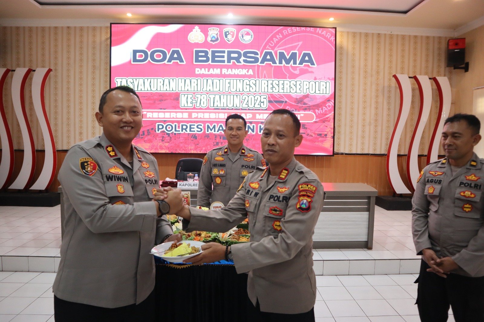 HUT Reserse ke-78 , Satresnarkoba Polres Madiun Kota Gelar Baksos 1 Reserse