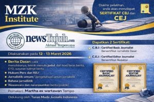 pelatihan jurnalistik MZK Institute.
