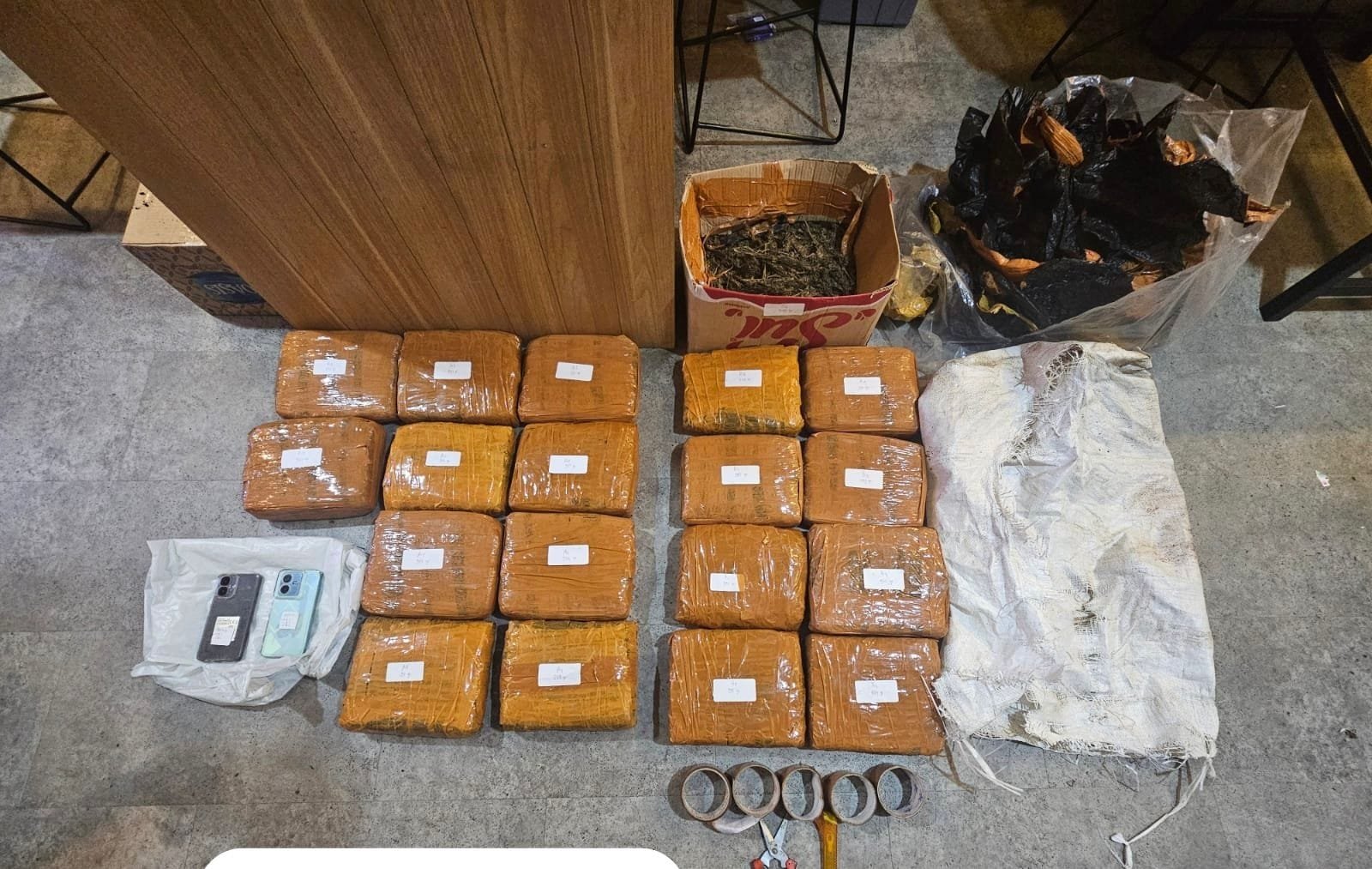 Kasubdit 2 Narkoba Polda Metro Jaya Mengungkap 18.829 Gram Ganja dari Dua Lokasi 2 kasubdit