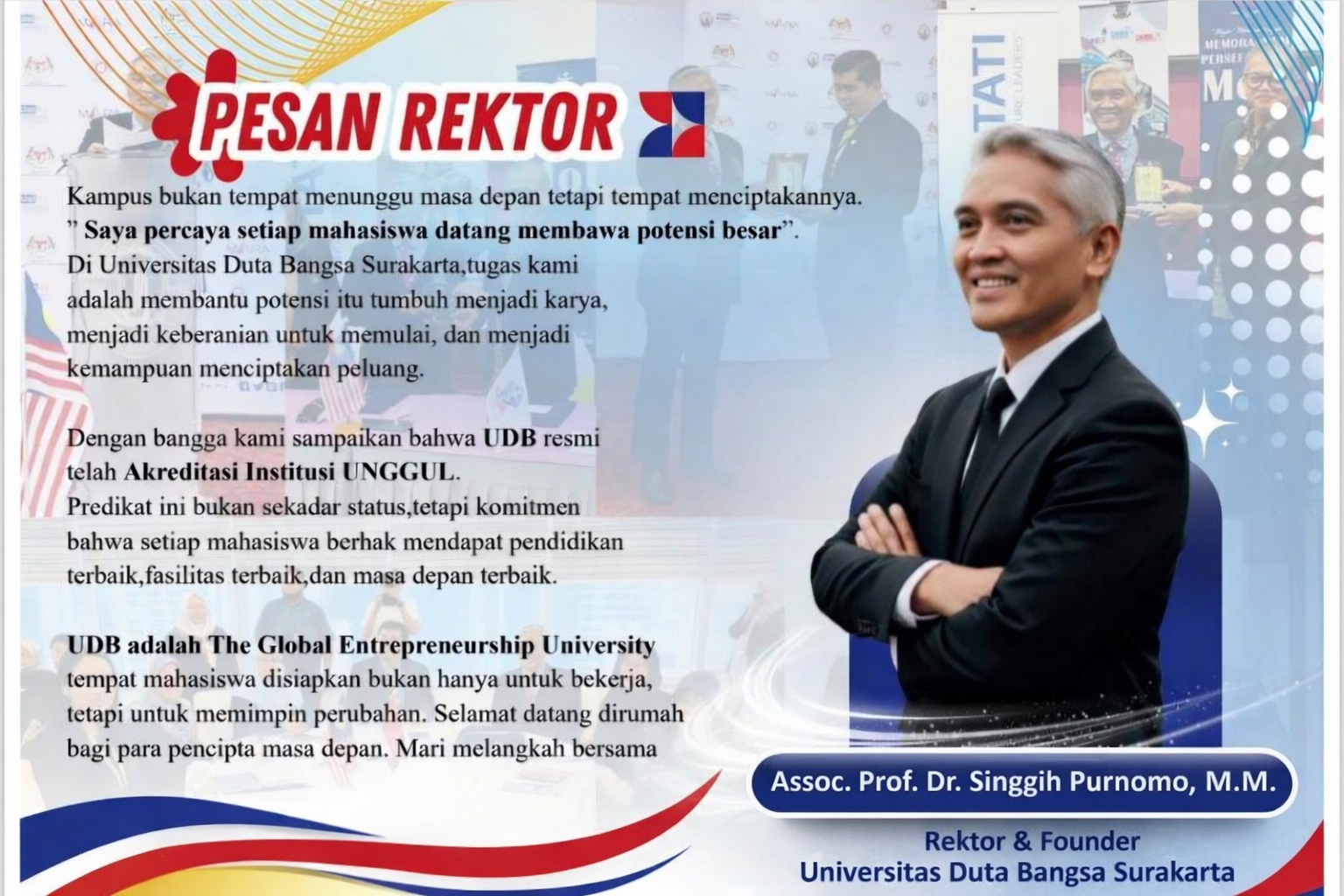UDB Surakarta Buka PMB 2026/2027, Rektor: Kampus Tempat Menciptakan Masa Depan 1 Surakarta