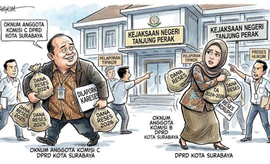 AMI Laporkan Dua Oknum DPRD Surabaya ke Kejari Tanjung Perak, Diduga Embat Dana Reses APBD 1 AMI