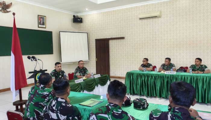 Dalprogar Kodam IV Cek Program dan Anggaran Kodim Boyolali