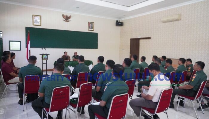 Intel Korem 074 Gelar Litpers Jabatan Tertentu di Boyolali