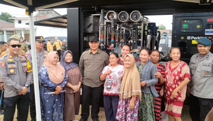 Polres Ketapang Kerahkan Mobile Water Treatment Atasi Krisis Air