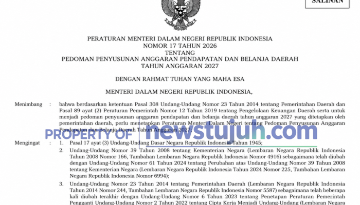 Hibah APBD 2027 Diperketat, TNI-Polri dan Kejaksaan Jadi Sorotan