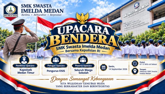 Kapolsek Medan Timur Edukasi Siswa SMK Imelda soal Narkoba dan Judi Online